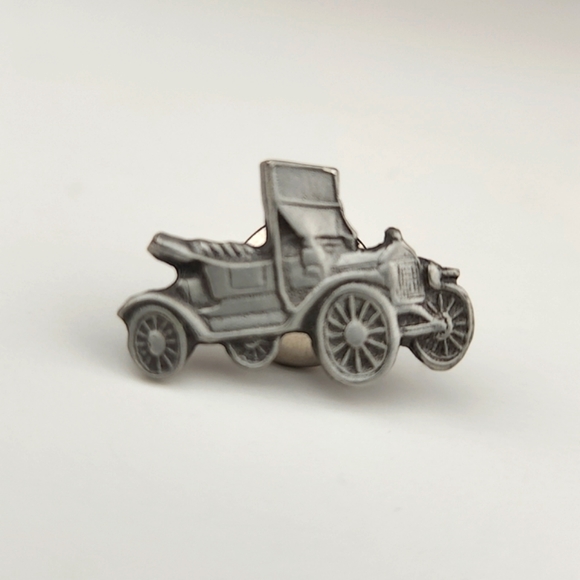 Pewter Jalopy Tie Tac/Lapel Pin - Picture 6 of 10